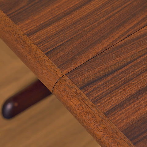 Danish oval dining table in Santos rosewood by Gudme Møbelfabrik