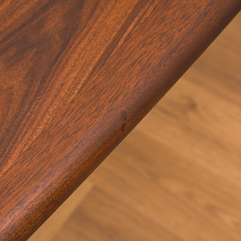 Danish oval dining table in Santos rosewood by Gudme Møbelfabrik