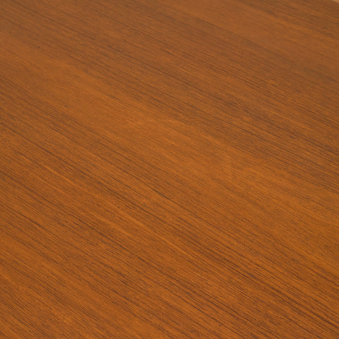 Danish rectangular dining table in teak and walnut
