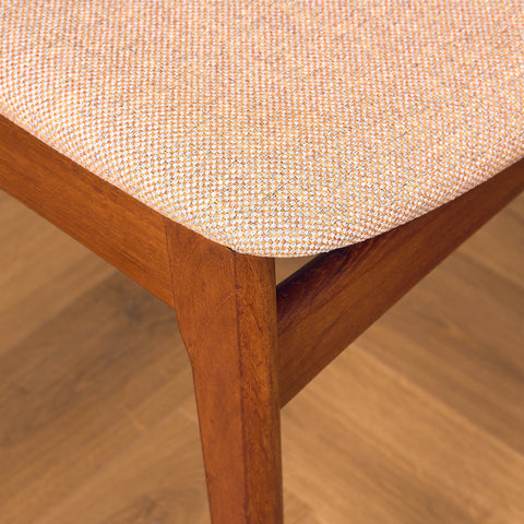 Danish dining chairs in teak by B. Rasmussen for Thorso Møbelfabrik