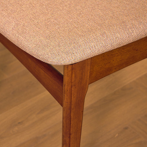 Danish dining chairs in teak by B. Rasmussen for Thorso Møbelfabrik