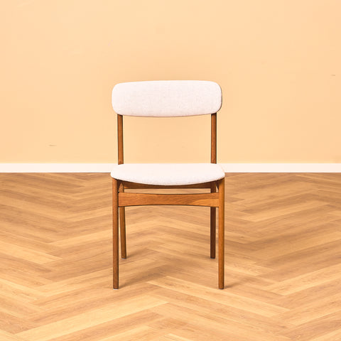 Danish dining chairs in oak by B. Rasmussen for Thorso Møbelfabrik