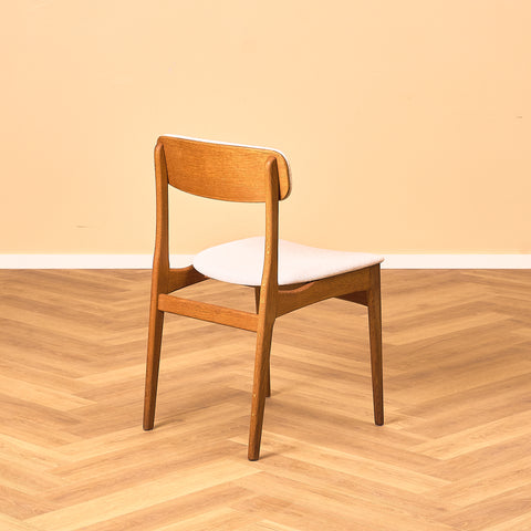 Danish dining chairs in oak by B. Rasmussen for Thorso Møbelfabrik