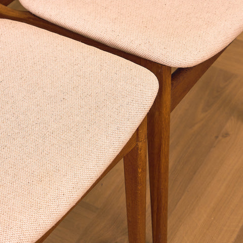 Danish dining chairs in oak by B. Rasmussen for Thorso Møbelfabrik
