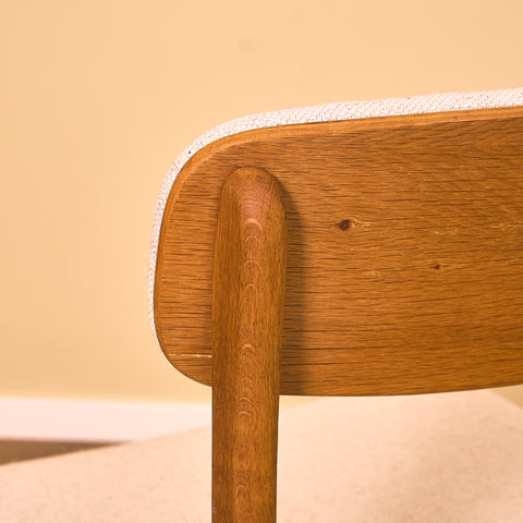 Danish dining chairs in oak by B. Rasmussen for Thorso Møbelfabrik