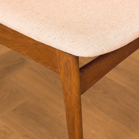 Danish dining chairs in oak by B. Rasmussen for Thorso Møbelfabrik