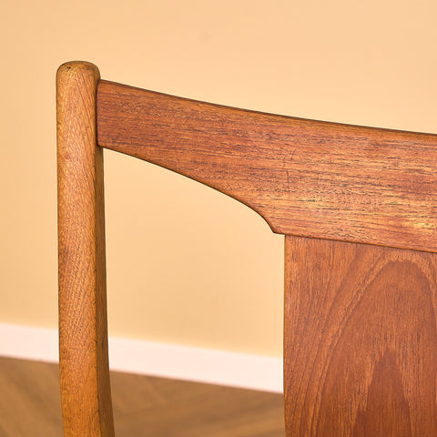 Danish dining chairs in teak and oak by Thorso Møbelfabrik