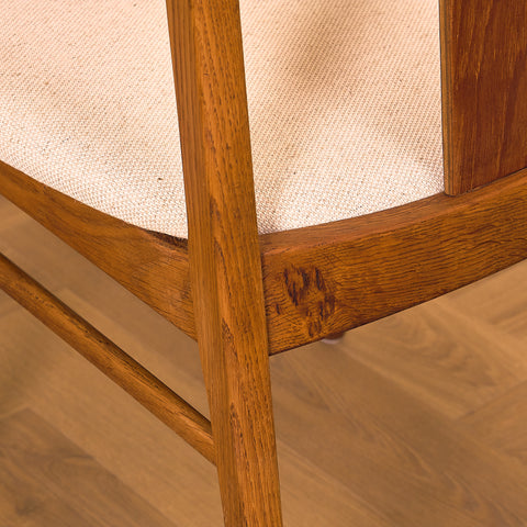 Danish dining chairs in teak and oak by Thorso Møbelfabrik