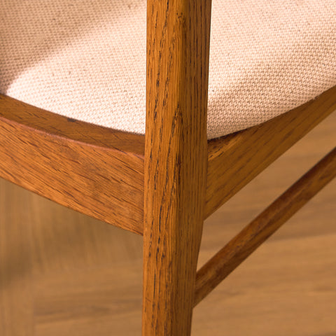 Danish dining chairs in teak and oak by Thorso Møbelfabrik