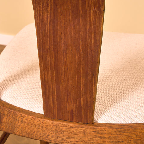 Danish dining chairs in teak and oak by Thorso Møbelfabrik