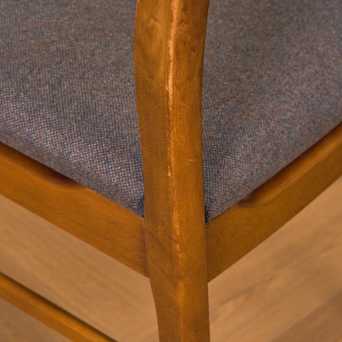 Danish set of 4 dining chairs "model 219" in teak & beech by Farstrup