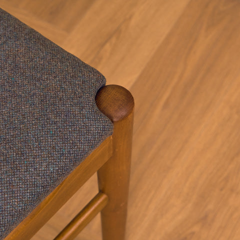 Danish set of 4 dining chairs "model 219" in teak & beech by Farstrup