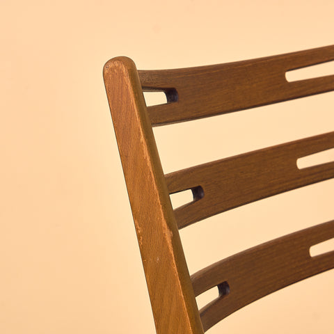 Danish set of 4 dining chairs "model 219" in teak & beech by Farstrup