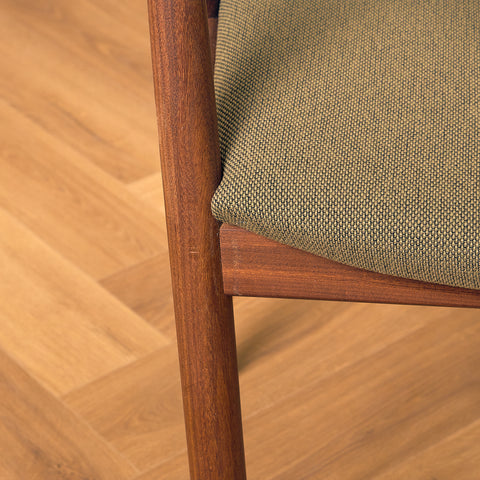 Danish dining chairs in walnut, model 31 by Kai Kristiansen