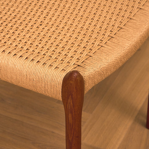 Danish set of 4 dining chairs in teak, Niels O. Møller, model 78