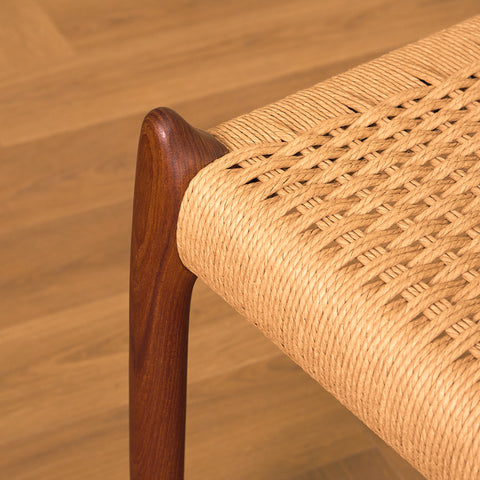 Danish set of 4 dining chairs in teak, Niels O. Møller, model 78