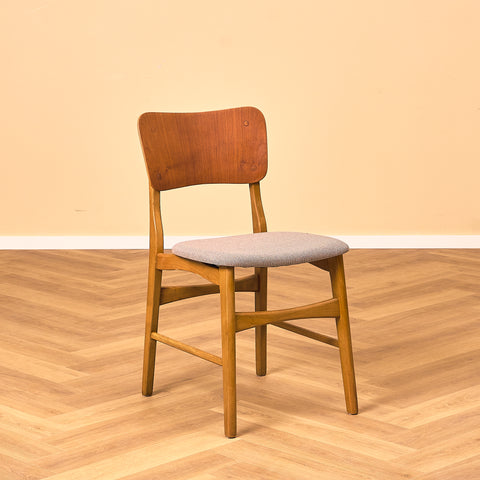 Danish dining chair in teak and beech by Ib Kofod-Larsen