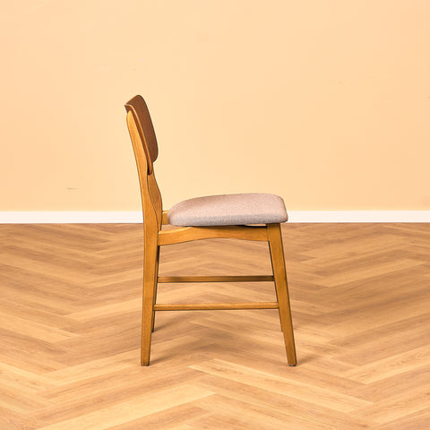 Danish dining chair in teak and beech by Ib Kofod-Larsen