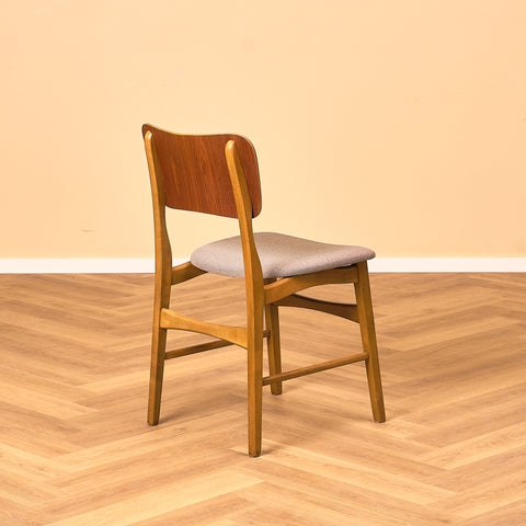 Danish dining chair in teak and beech by Ib Kofod-Larsen