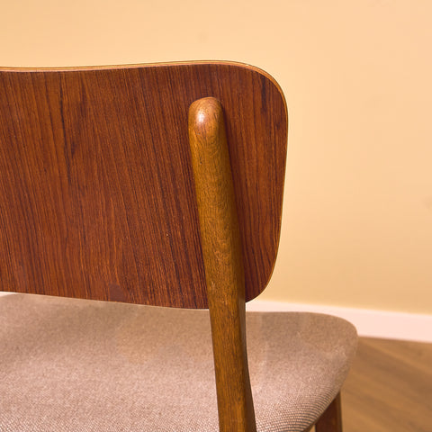 Danish dining chair in teak and beech by Ib Kofod-Larsen