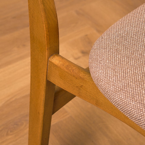Danish dining chair in teak and beech by Ib Kofod-Larsen
