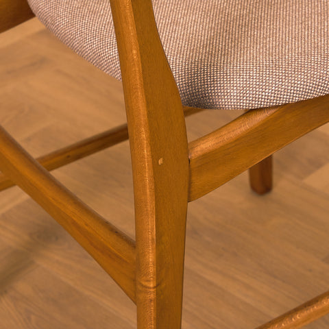 Danish dining chair in teak and beech by Ib Kofod-Larsen