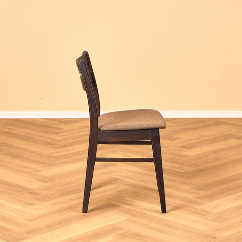 Danish dining chairs in teak and beech by Findahl