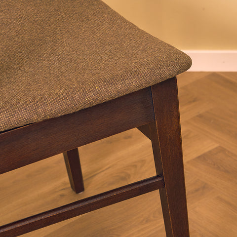 Danish dining chairs in teak and beech by Findahl
