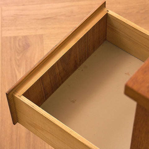 Swedish writing desk in teak and beech
