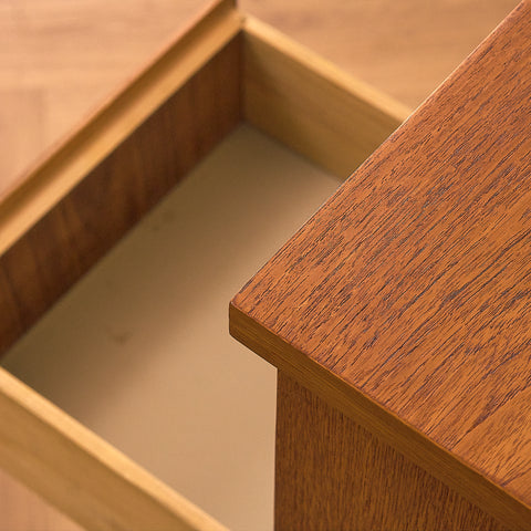 Swedish writing desk in teak and beech