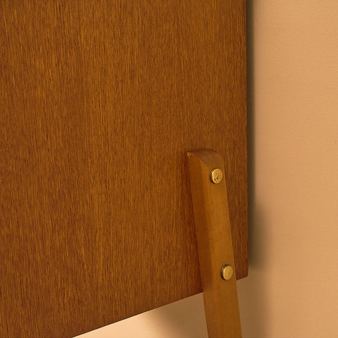 Swedish writing desk in teak and beech