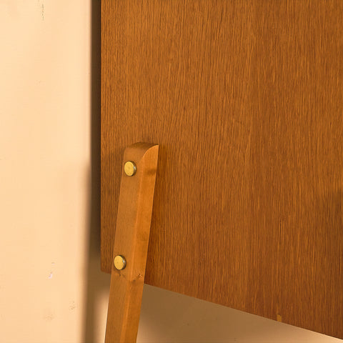 Swedish writing desk in teak and beech