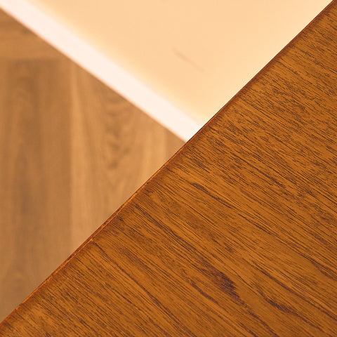 Swedish writing desk in teak and beech