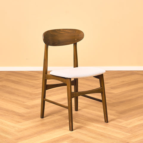 Swedish dining chairs in teak and  beech, model "Boel" by IKEA