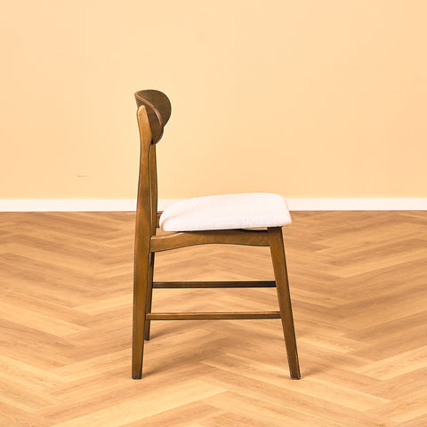 Swedish dining chairs in teak and  beech, model "Boel" by IKEA
