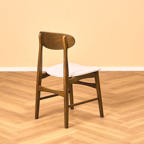 Swedish dining chairs in teak and  beech, model "Boel" by IKEA