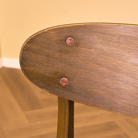 Swedish dining chairs in teak and  beech, model "Boel" by IKEA