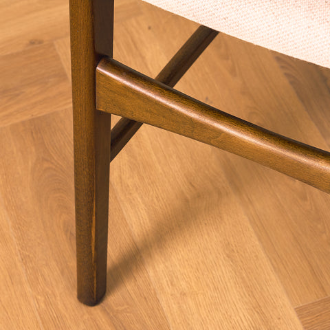 Swedish dining chairs in teak and  beech, model "Boel" by IKEA
