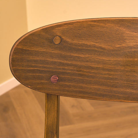 Swedish dining chairs in teak and  beech, model "Boel" by IKEA