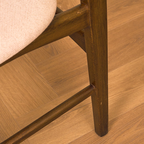 Swedish dining chairs in teak and  beech, model "Boel" by IKEA