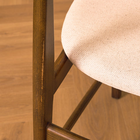Swedish dining chairs in teak and  beech, model "Boel" by IKEA