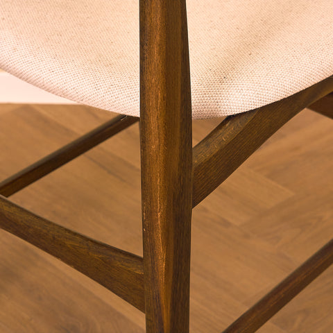 Swedish dining chairs in teak and  beech, model "Boel" by IKEA