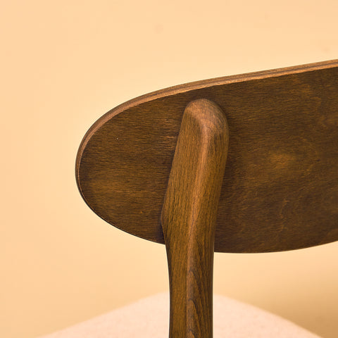 Swedish dining chairs in teak and  beech, model "Boel" by IKEA