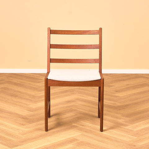 Danish dining chairs in teak