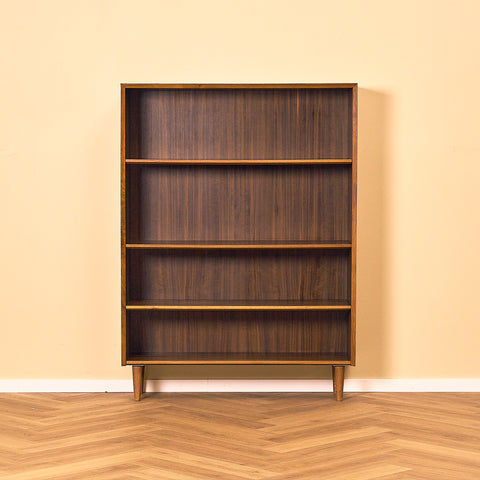 Walnut Bookshelf by B. Fridhagen for Bodafors