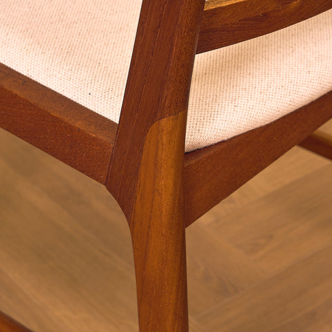 Danish dining chairs in teak
