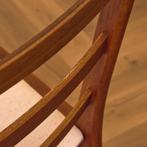 Danish dining chairs in teak