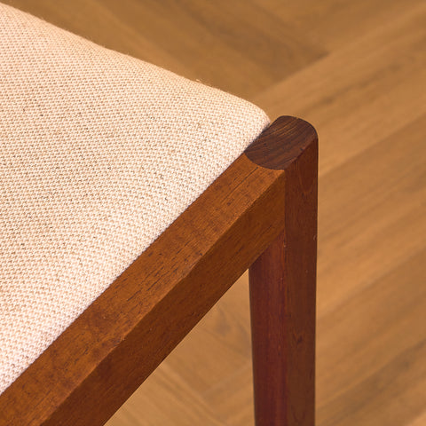 Danish dining chairs in teak