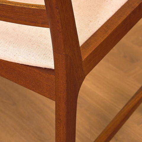 Danish dining chairs in teak