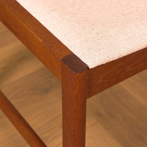 Danish dining chairs in teak